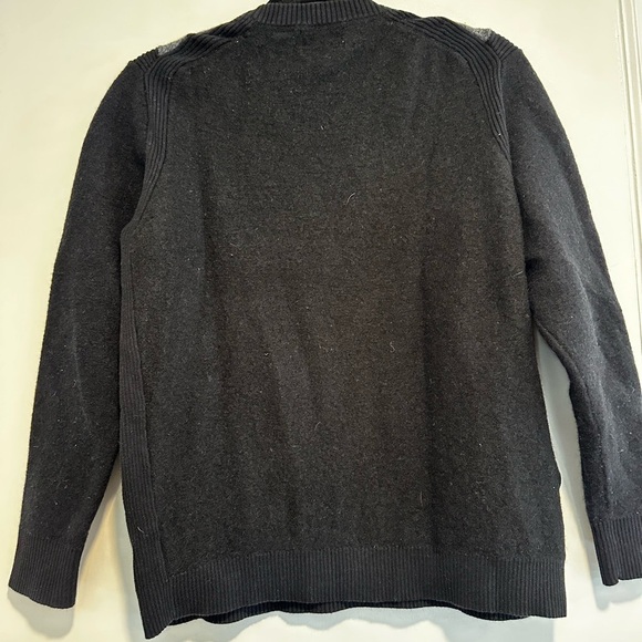 Men’s Medium Calvin Klein Premium Woolrich 100% Wool Sweater. Dark & Light Grey. - Picture 2 of 16